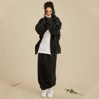 ESSNTIAL ELEMNTS Unisex 360G Snow Washed Zipped Hoodie - Essntial Elemnts