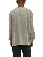 ESSNTIAL ELEMNTS Unisex 250G Acid Wash Oversize LS Unisex Tee - Essntial Elemnts