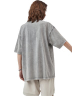 ESSNTIAL ELEMNTS Unisex 250G Acid Wash Oversize Tee - Essntial Elemnts