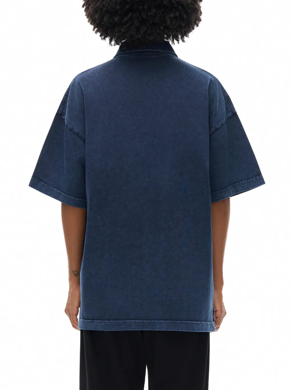 ESSNTIAL ELEMNTS Unisex 300G HW Snow-Washed Polo