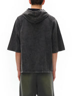 ESSNTIAL ELEMNTS Unisex 240G Snow Washed Hooded Tee - Essntial Elemnts