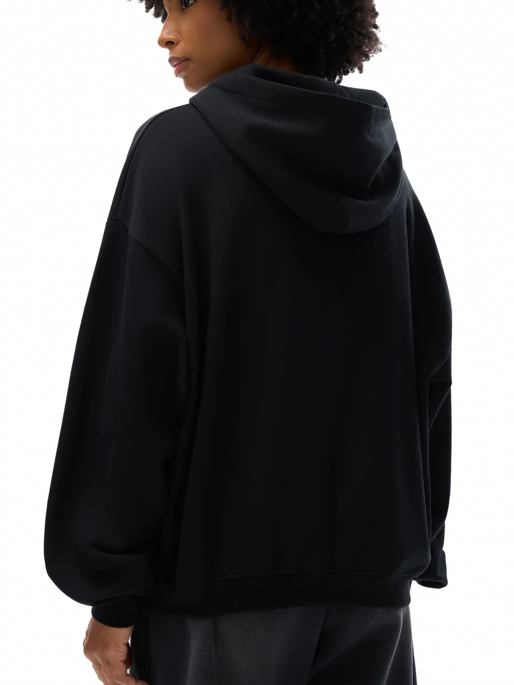 ESSNTIAL ELEMNTS Unisex 400G Solid Color Boxy Hoodie - Essntial Elemnts