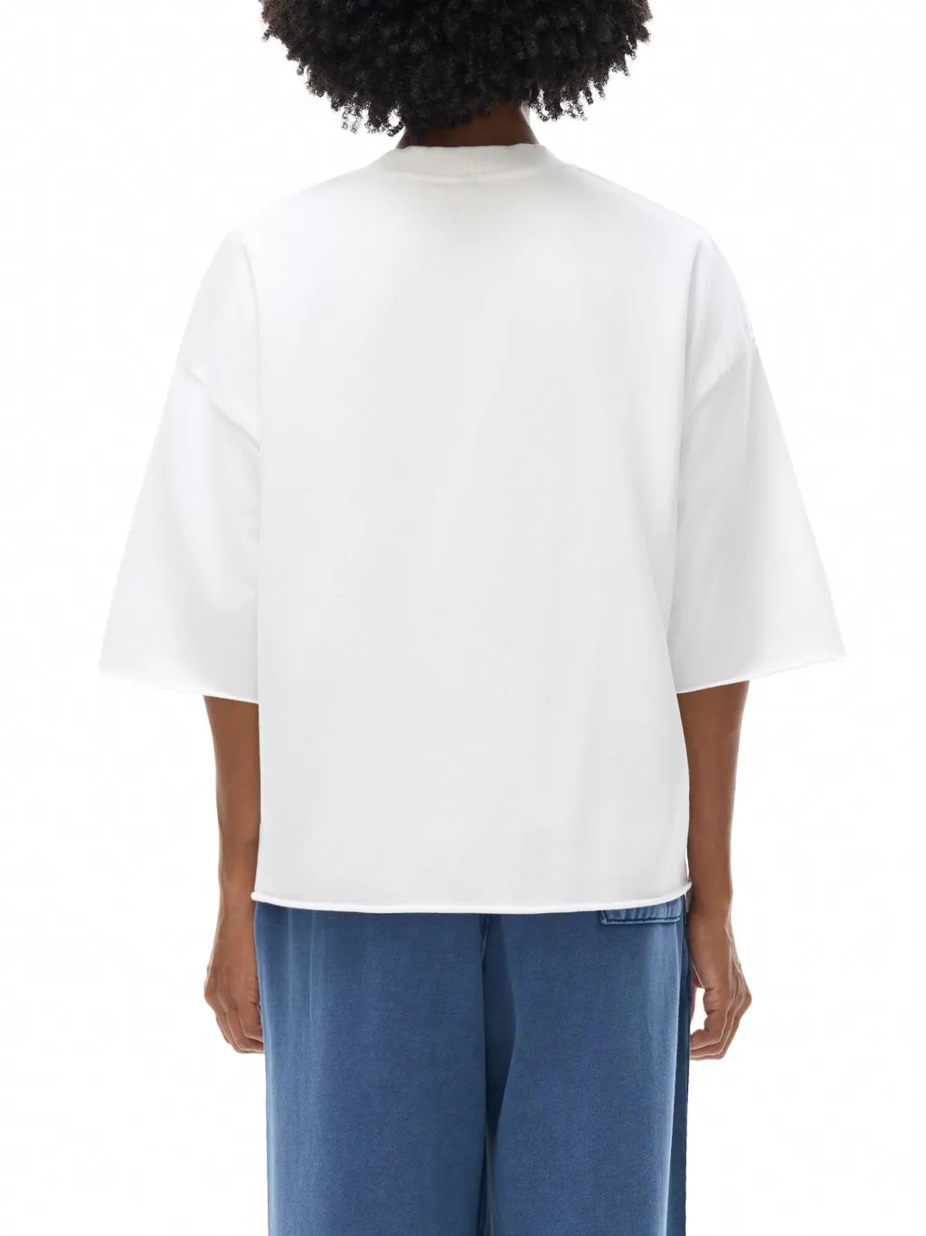 ESSNTIAL ELEMNTS Unisex 270G French Terry Raw Edge Tee