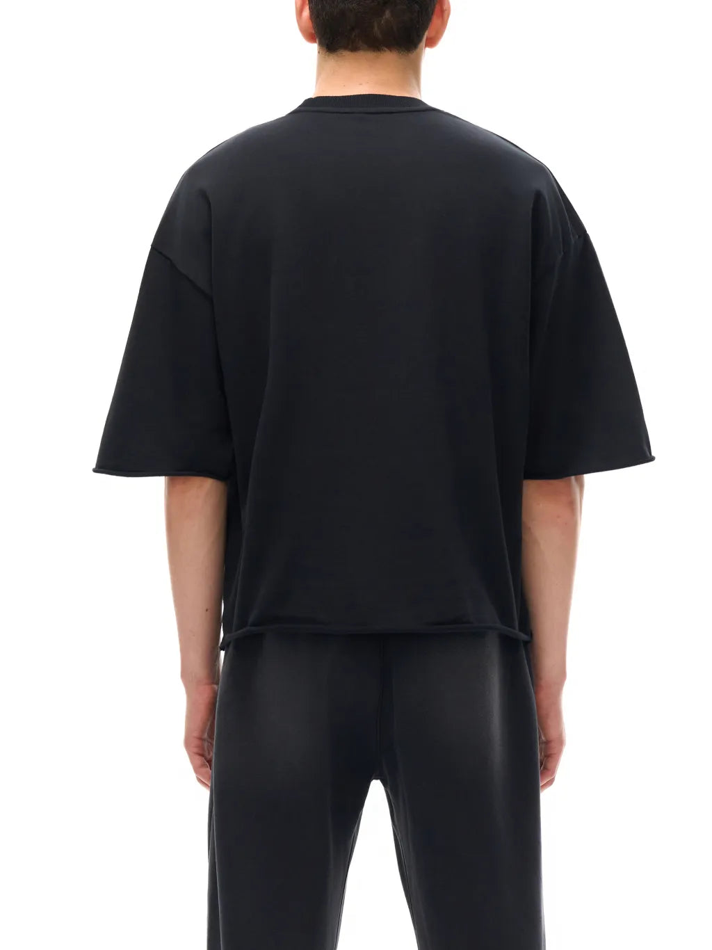 ESSNTIAL ELEMNTS Unisex 270G French Terry Raw Edge Tee