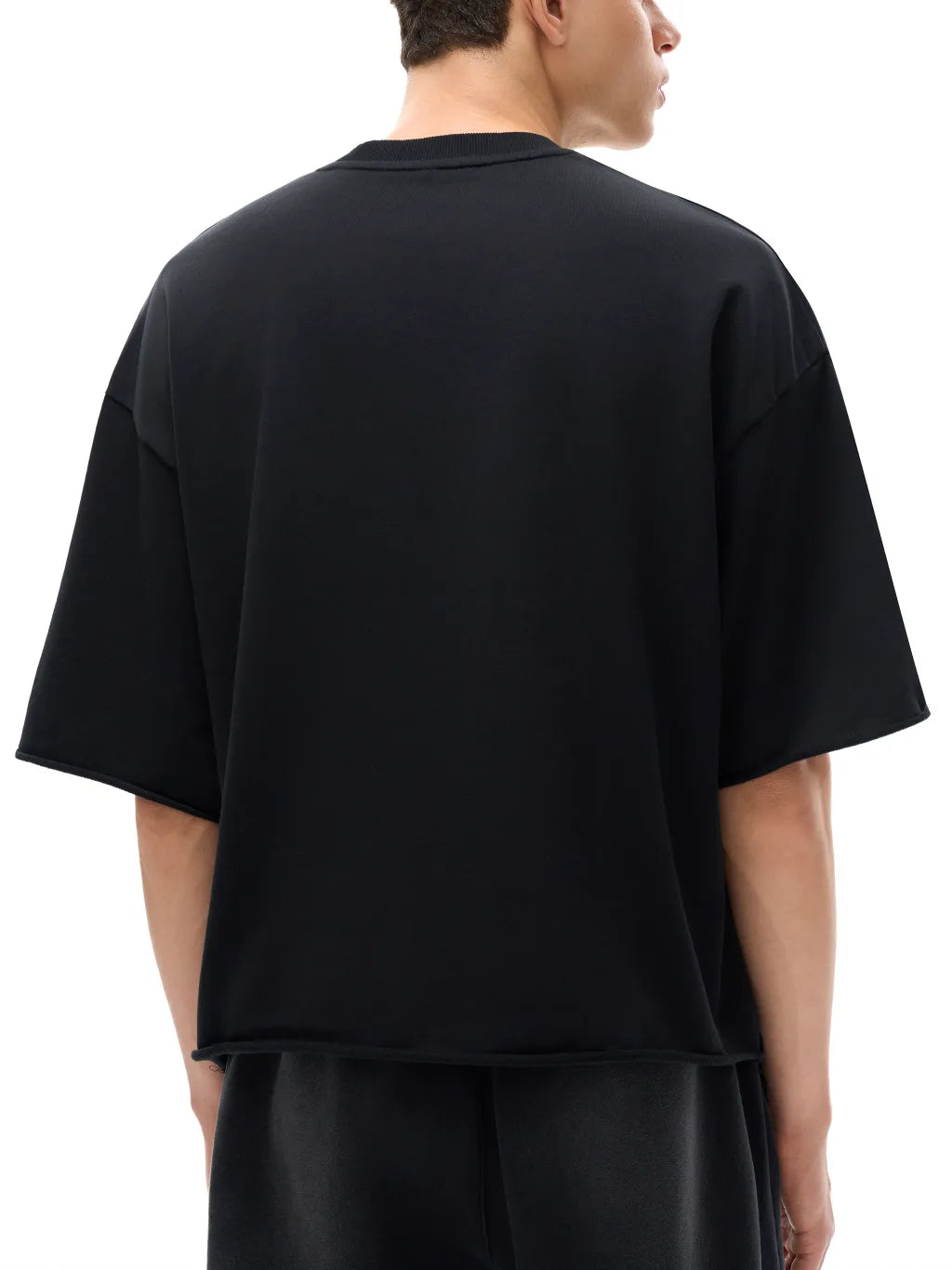 ESSNTIAL ELEMNTS Unisex 270G French Terry Raw Edge Tee