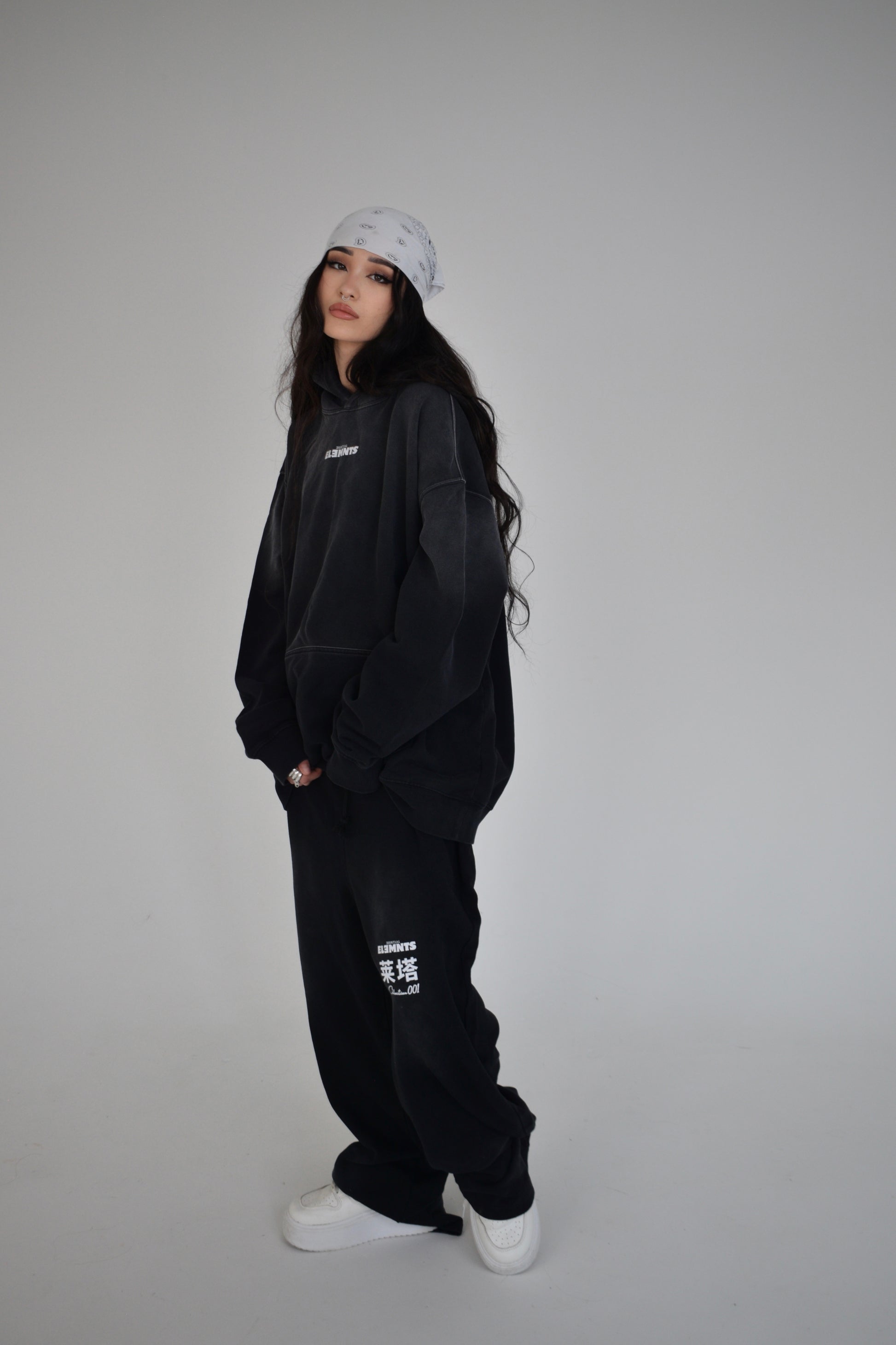 EE x LETTA Unisex 350G Handcrafted Monkey Wash Sweatpants - Essntial Elemnts