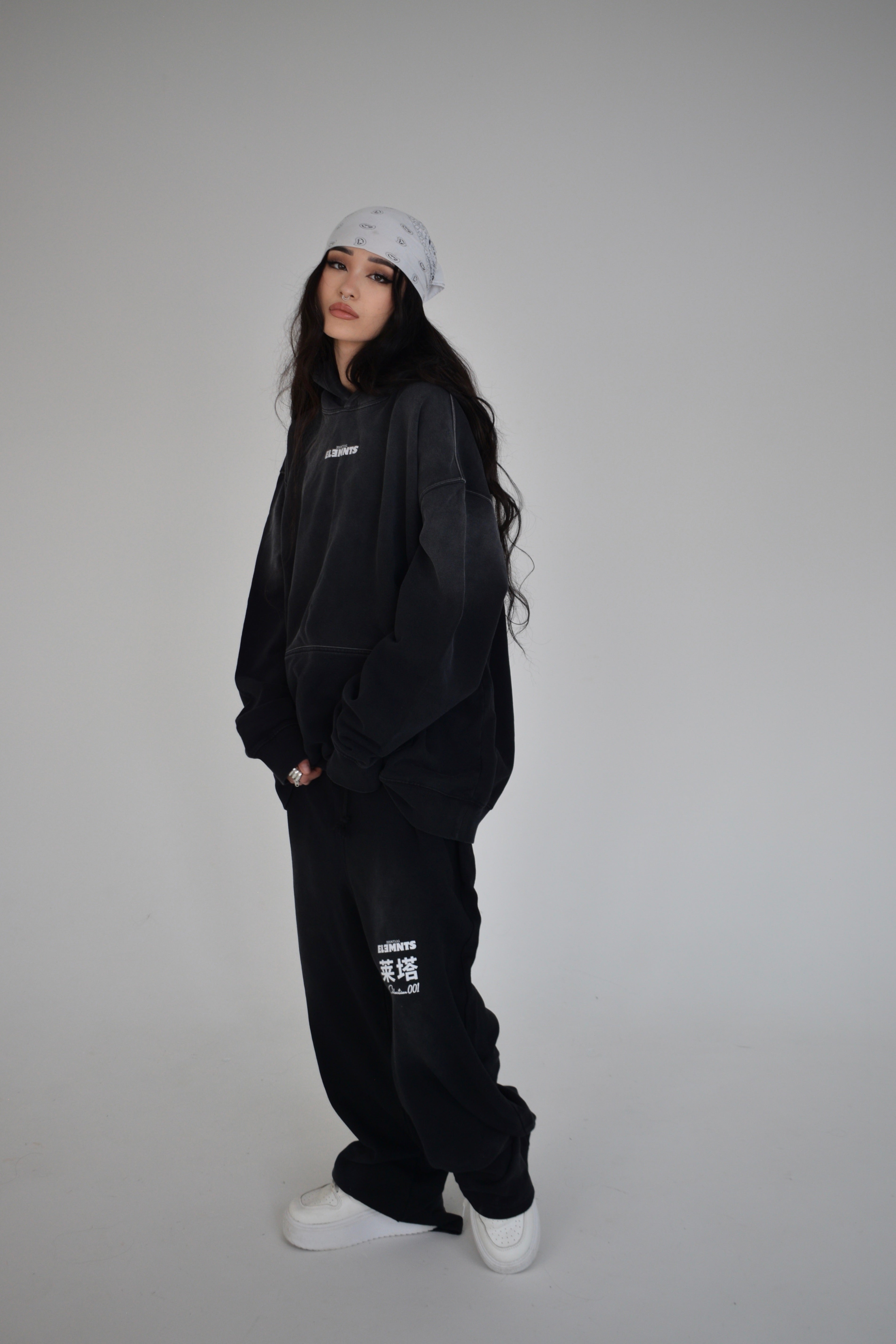 EE x LETTA Unisex 350G Handcrafted Monkey Wash Sweatpants - Essntial Elemnts