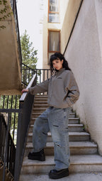 ESSNTIAL ELEMNTS WH 445G Heavyweight Stand Collar Jacket - Essntial Elemnts