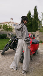 ESSNTIAL ELEMNTS WH Unisex 350G Frayed Enzyme Washed Fleece Hoodie - Essntial Elemnts