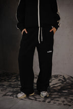 ESSNTIAL ELEMNTS OTS. Unisex 340G Contrast Side-Stripe Straight-Leg Pants - Essntial Elemnts