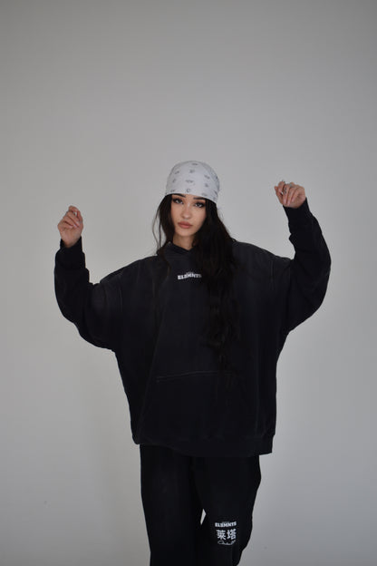 EE x LETTA Unisex 400G HW Sunfade Oversized Hoodie - Essntial Elemnts