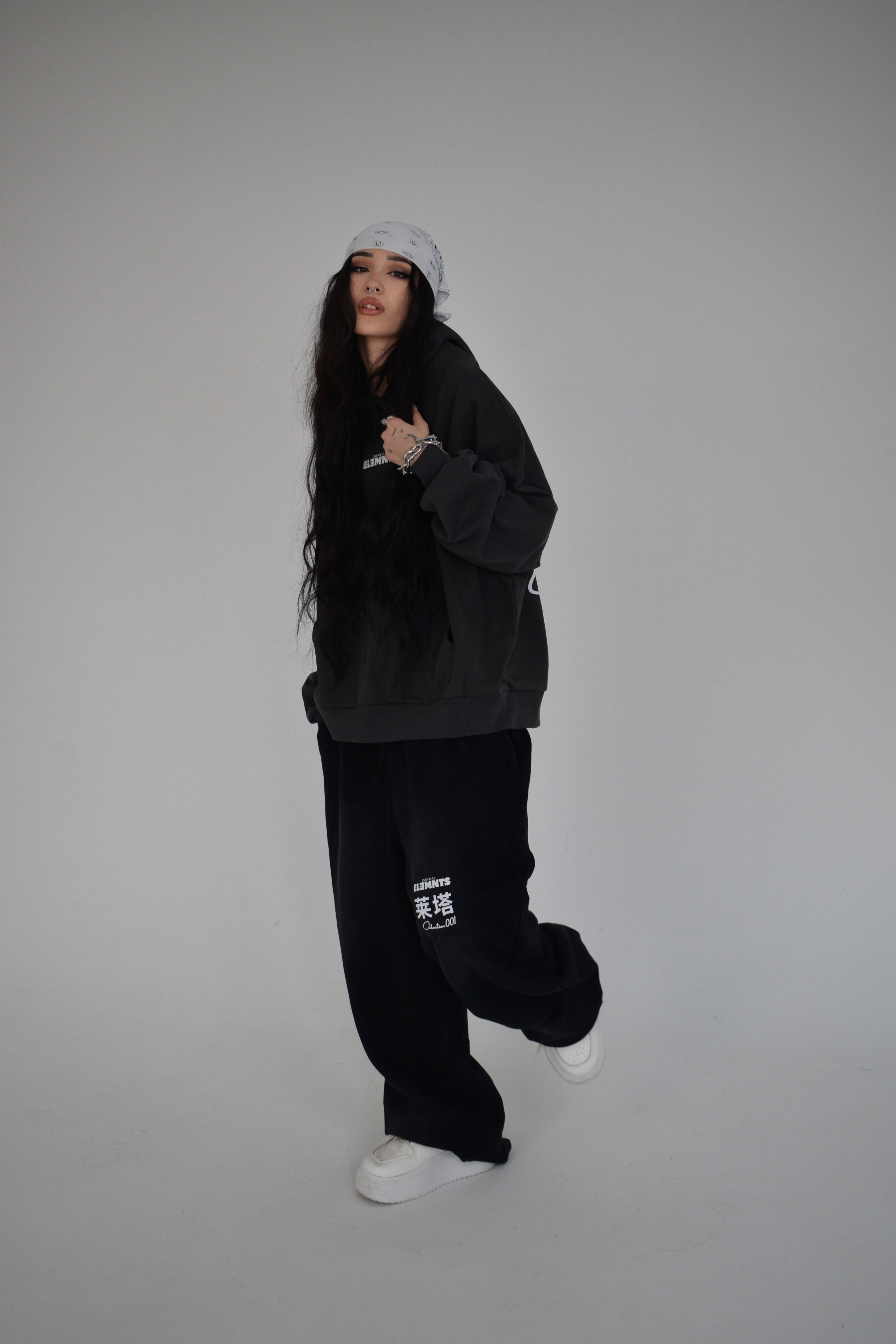 EE x LETTA Unisex 350G Handcrafted Monkey Wash Sweatpants - Essntial Elemnts