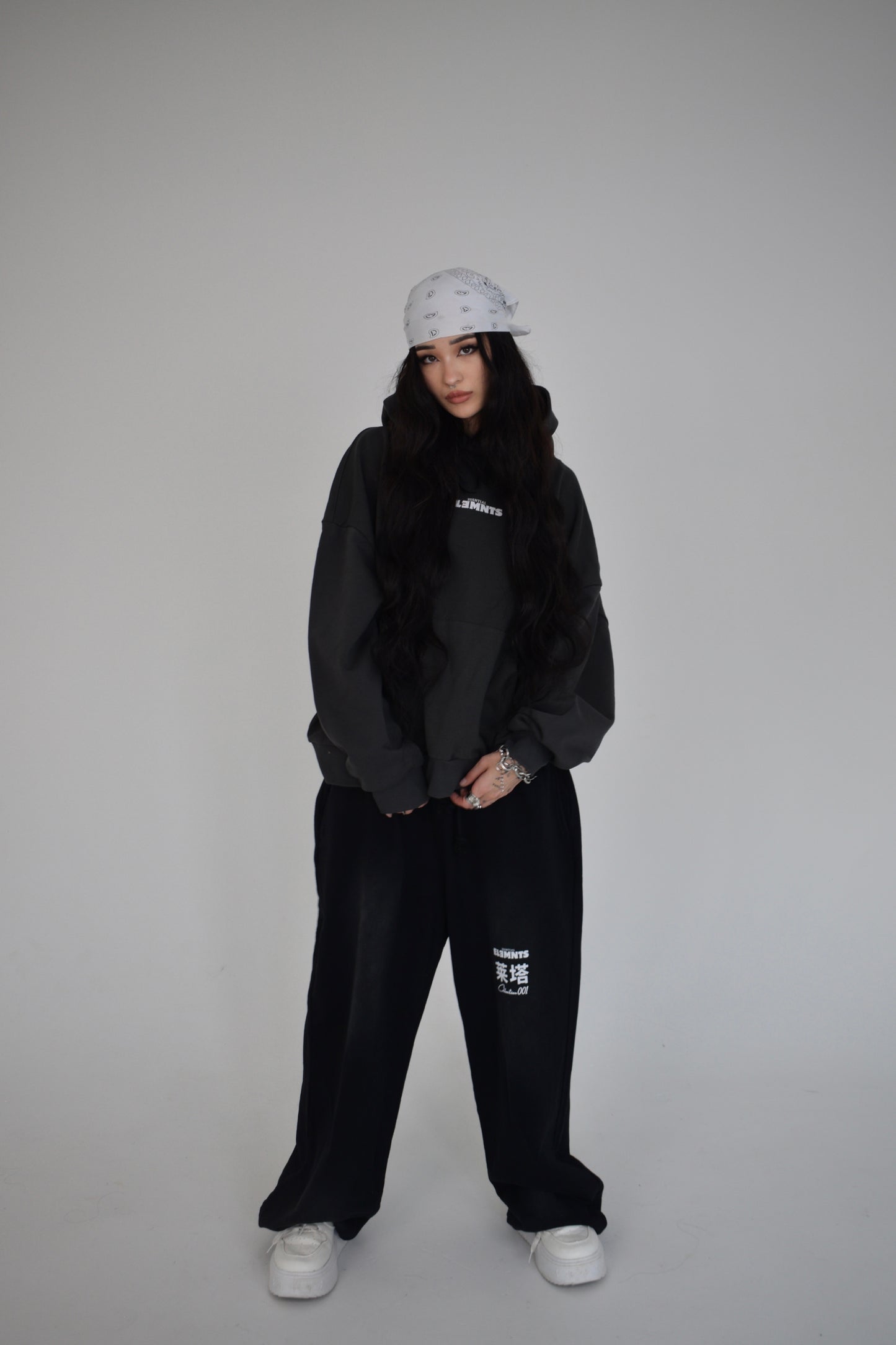 EE x LETTA Unisex 350G Handcrafted Monkey Wash Sweatpants - Essntial Elemnts