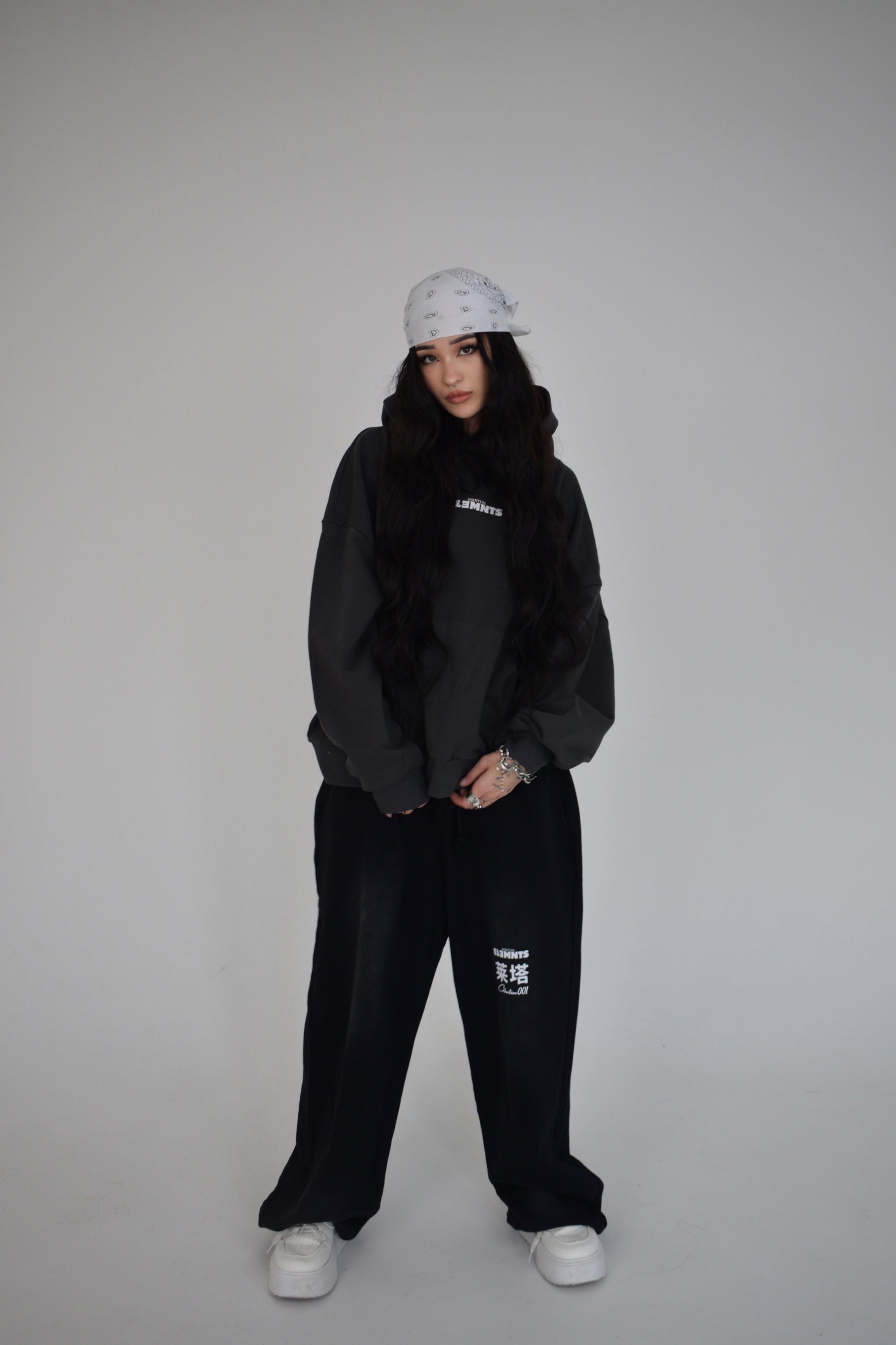 EE x LETTA Unisex 350G Handcrafted Monkey Wash Sweatpants - Essntial Elemnts