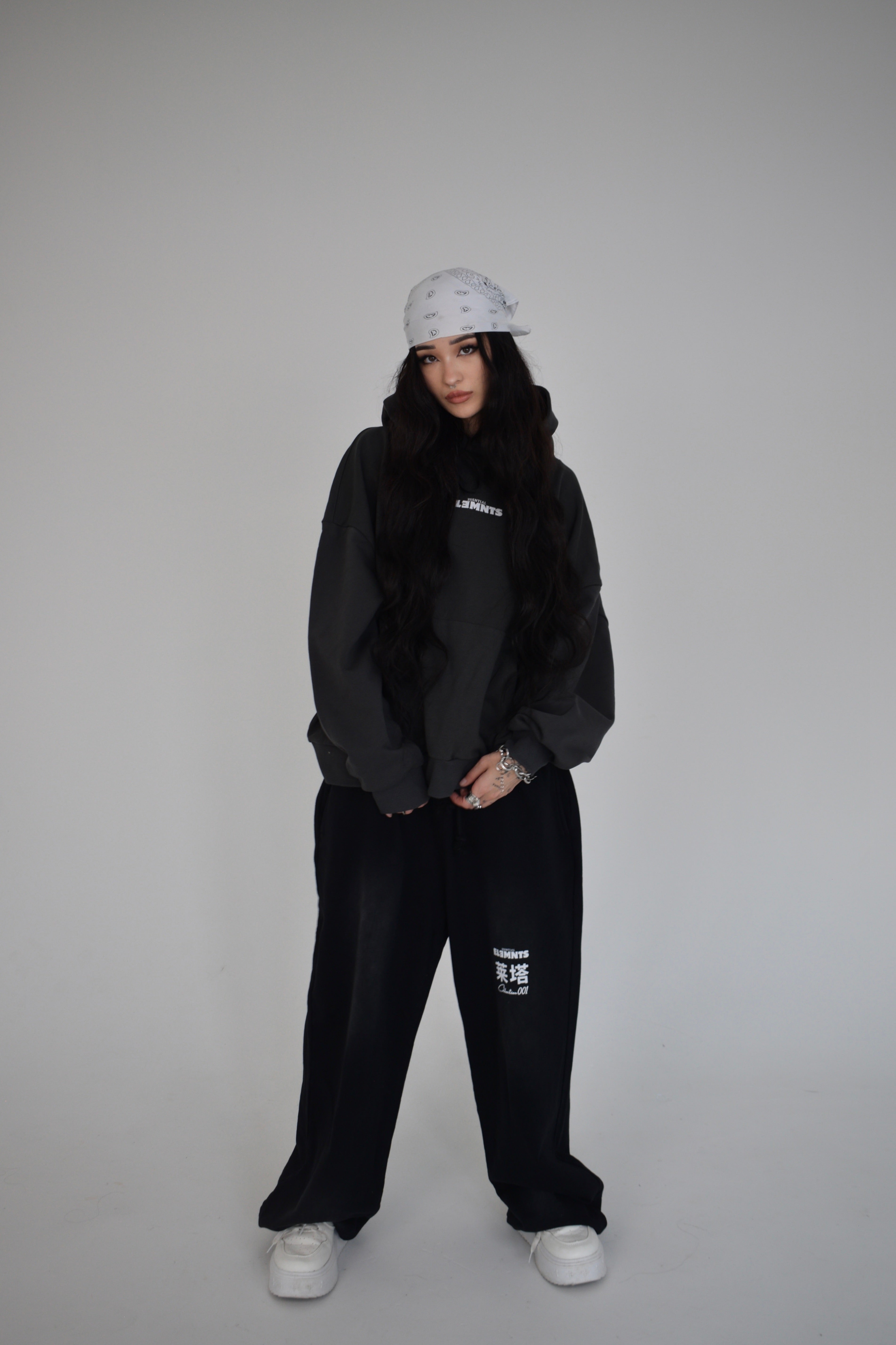 EE x LETTA Unisex 350G Handcrafted Monkey Wash Sweatpants - Essntial Elemnts