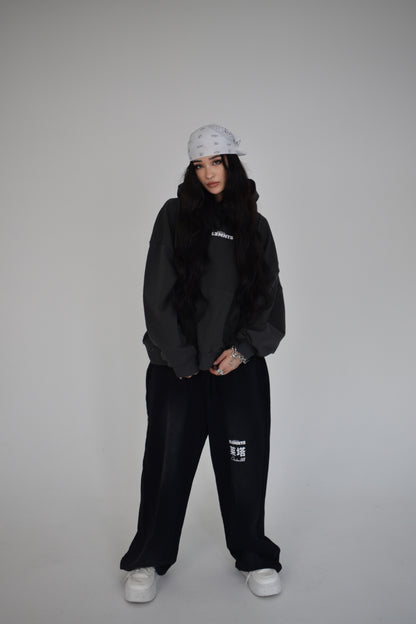 EE x LETTA Unisex 350G Handcrafted Monkey Wash Sweatpants - Essntial Elemnts
