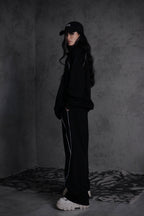 ESSNTIAL ELEMNTS OTS. Unisex 365G Reflection-Striped Raglan-Sleeve Jacket - Essntial Elemnts