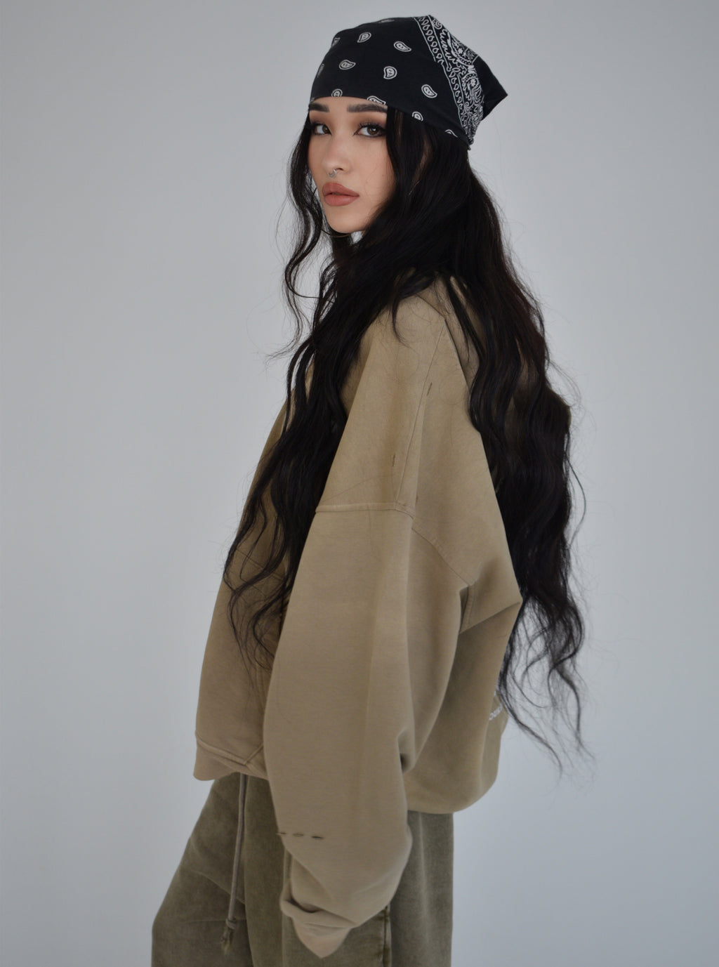 EE x LETTA Unisex 420G Hand-Frayed Faded Hoodie - Essntial Elemnts