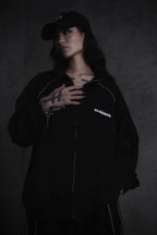 ESSNTIAL ELEMNTS OTS. Unisex 365G Reflection-Striped Raglan-Sleeve Jacket - Essntial Elemnts