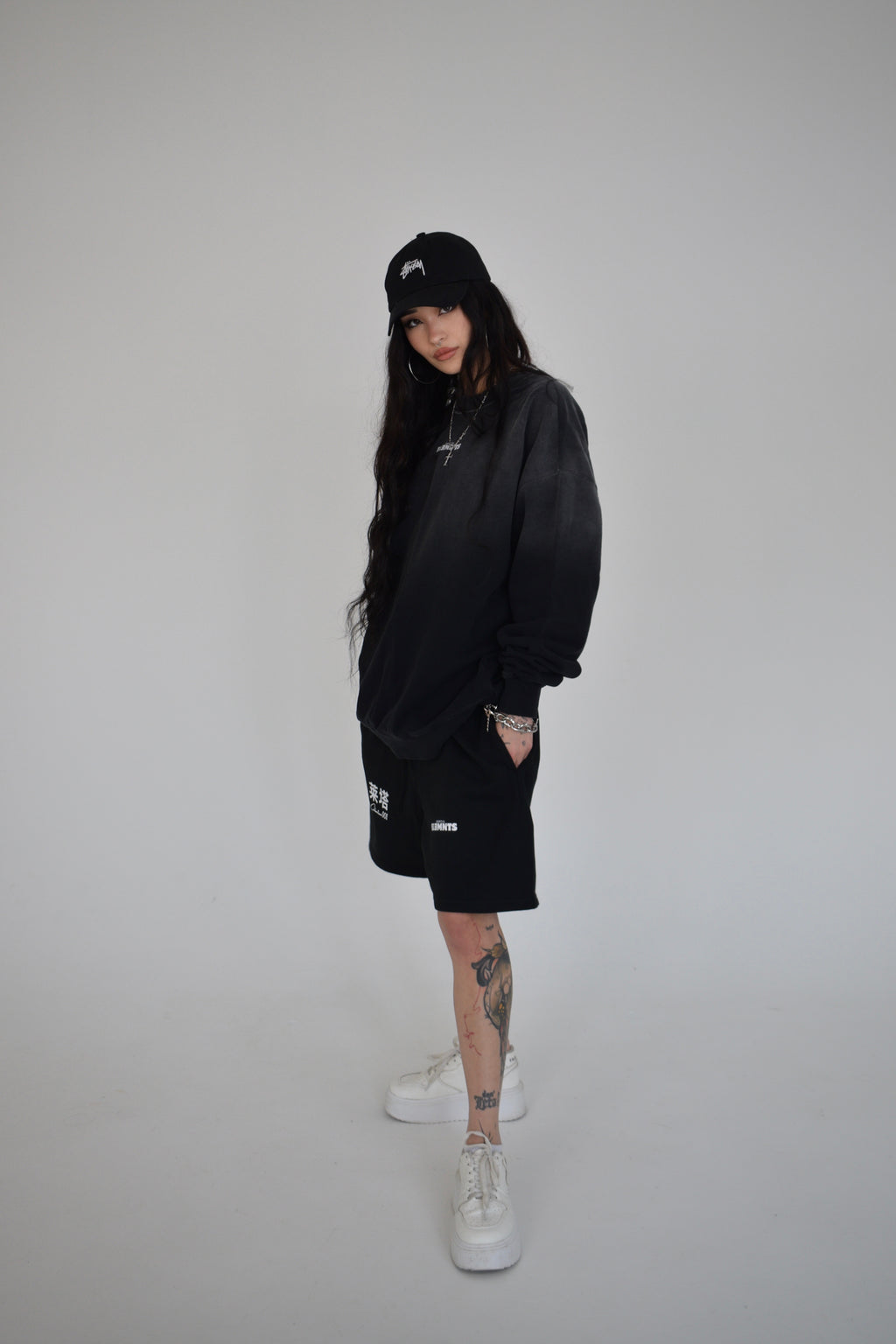 EE x LETTA Unisex 425G HW Earth Tone Loose Shorts - Essntial Elemnts