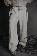 ESSNTIAL ELEMNTS OTS. Unisex 365G Reflection-Striped Straight-Leg Sweatpants - Essntial Elemnts