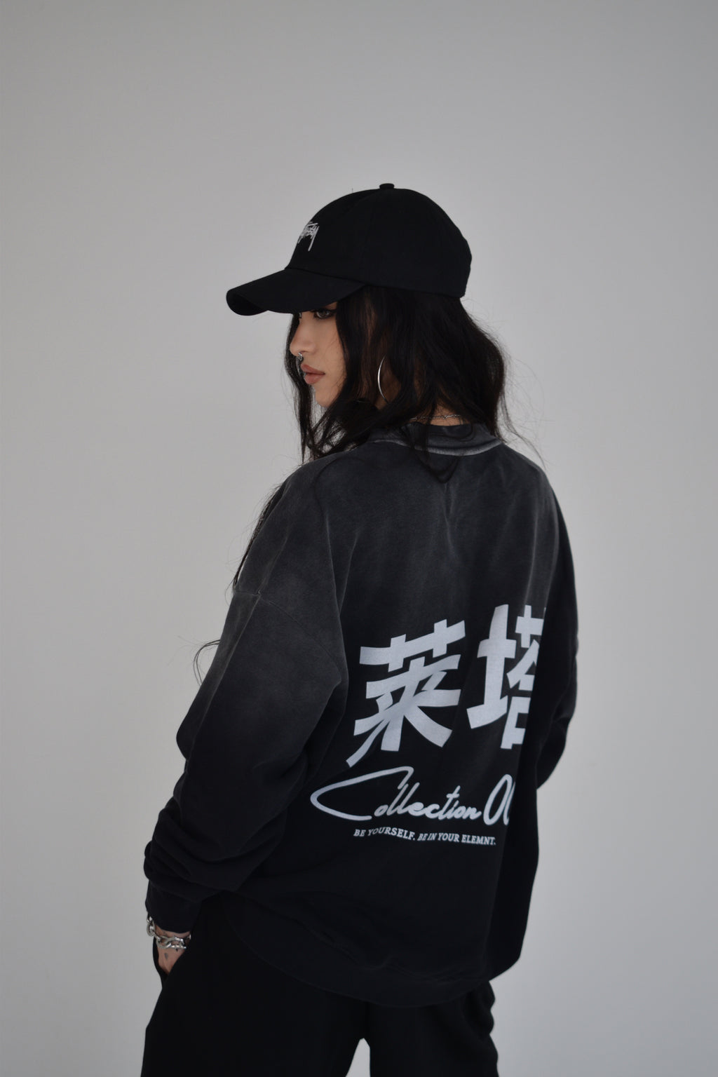 EE x LETTA Unisex 350G Handcrafted Washed DS Sweatshirt - Essntial Elemnts