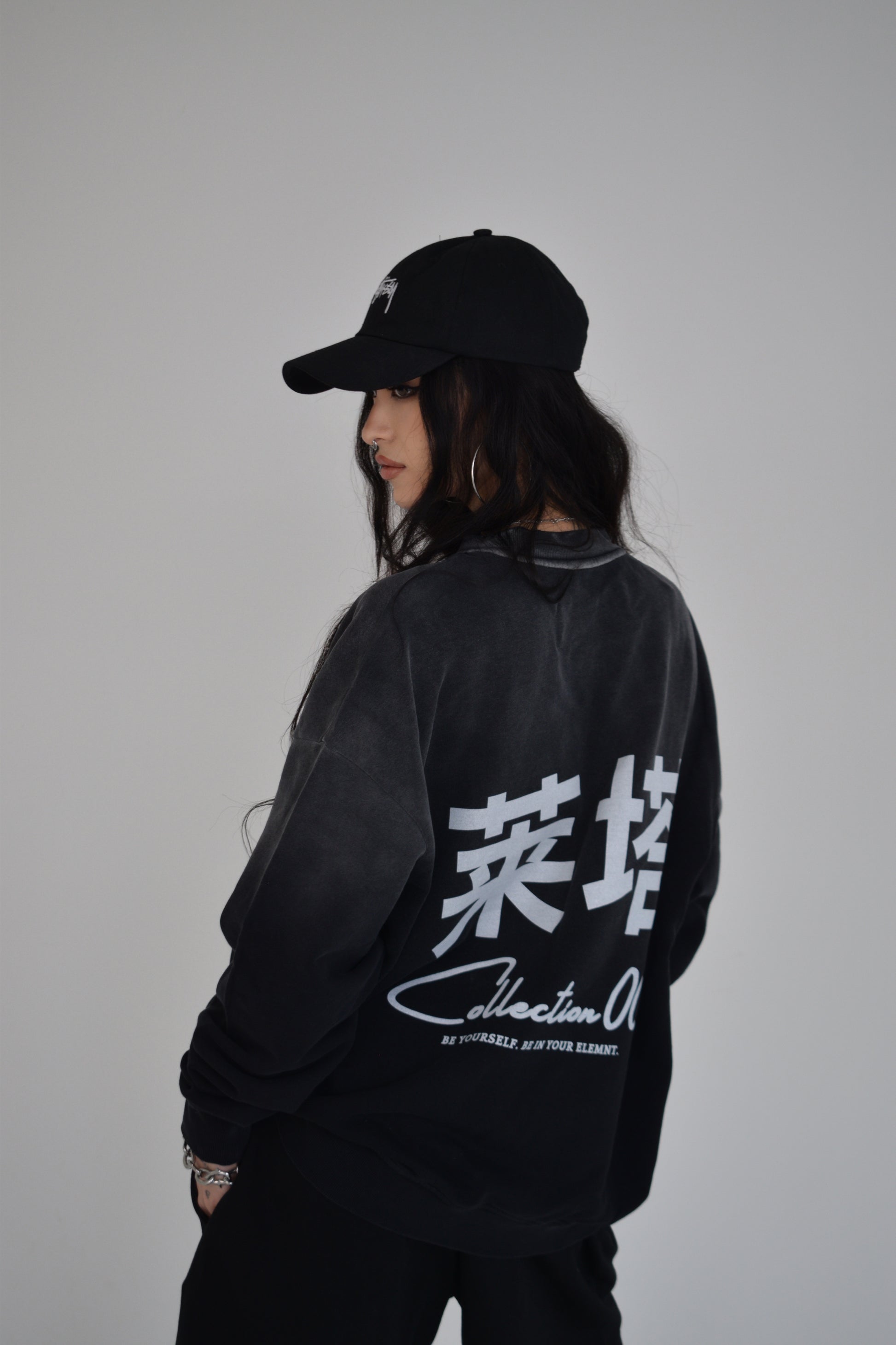 EE x LETTA Unisex 350G Handcrafted Washed DS Sweatshirt - Essntial Elemnts