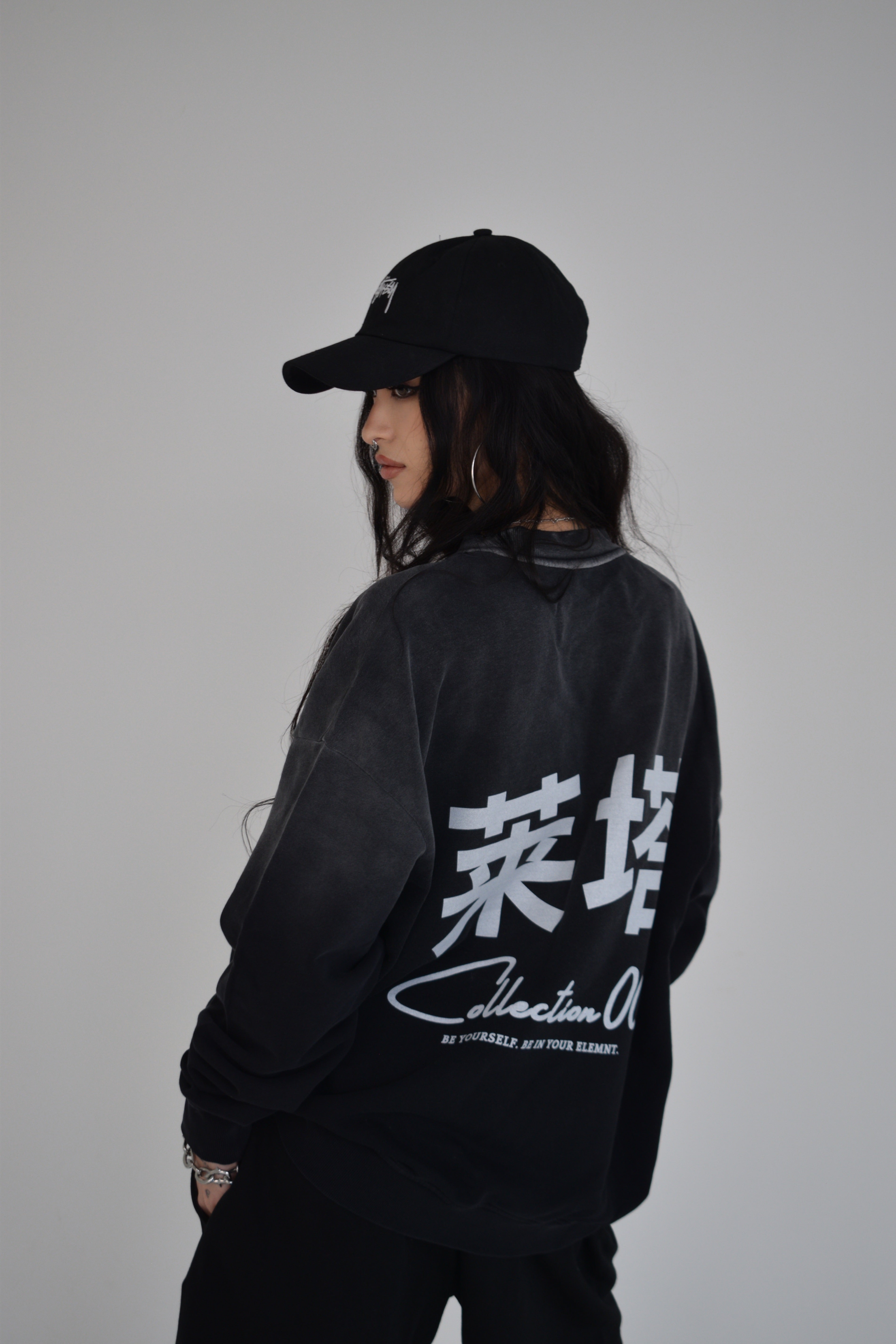 EE x LETTA Unisex 350G Handcrafted Washed DS Sweatshirt - Essntial Elemnts