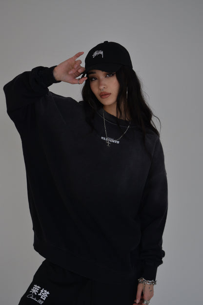 EE x LETTA Unisex 350G Handcrafted Washed DS Sweatshirt - Essntial Elemnts