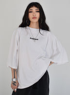EE x LETTA Unisex 300G OS 1-piece Pattern Boxy Tee - Essntial Elemnts