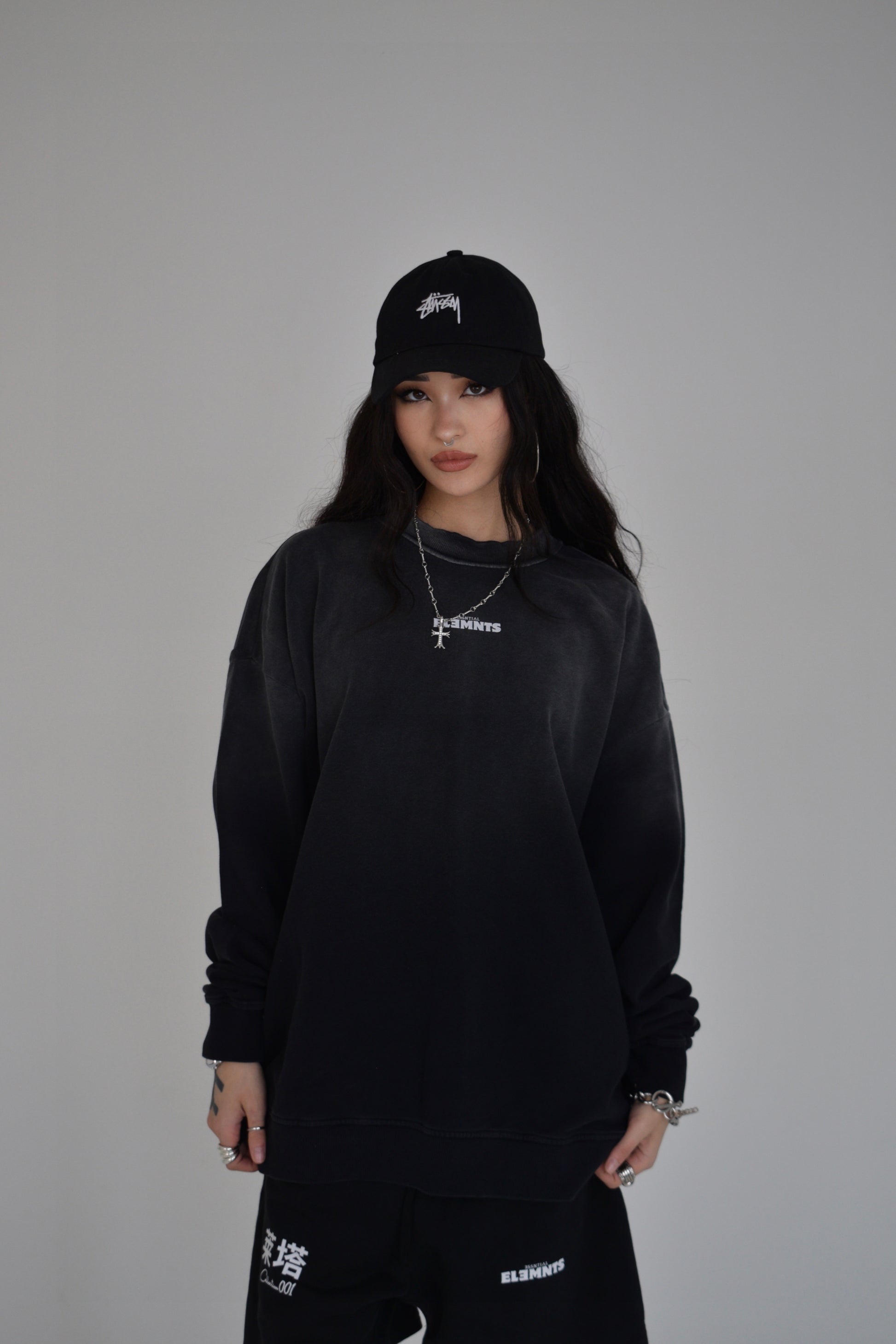 EE x LETTA Unisex 350G Handcrafted Washed DS Sweatshirt - Essntial Elemnts