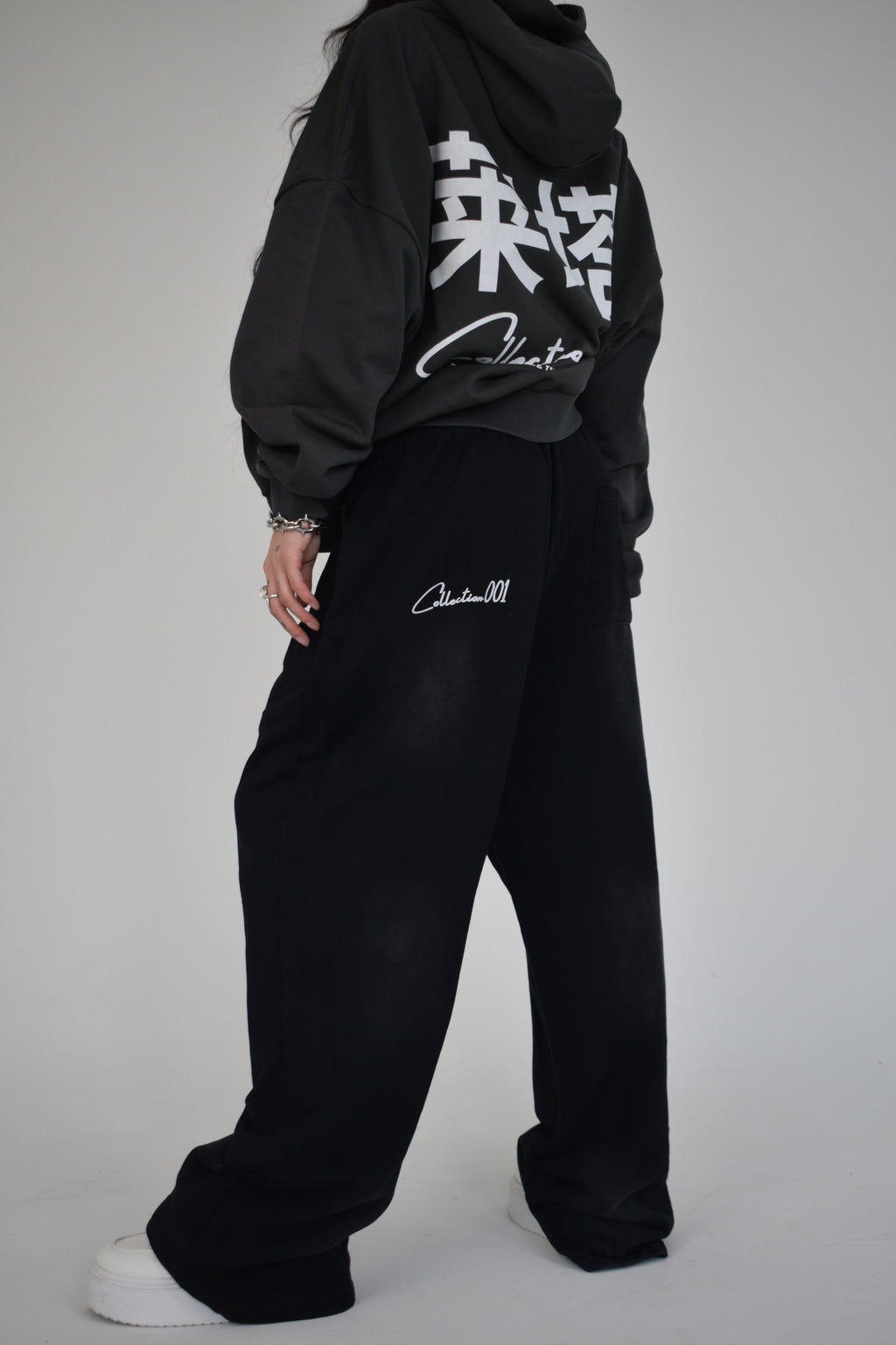 EE x LETTA Unisex 350G Handcrafted Monkey Wash Sweatpants - Essntial Elemnts