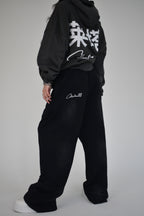 EE x LETTA Unisex 350G Handcrafted Monkey Wash Sweatpants - Essntial Elemnts