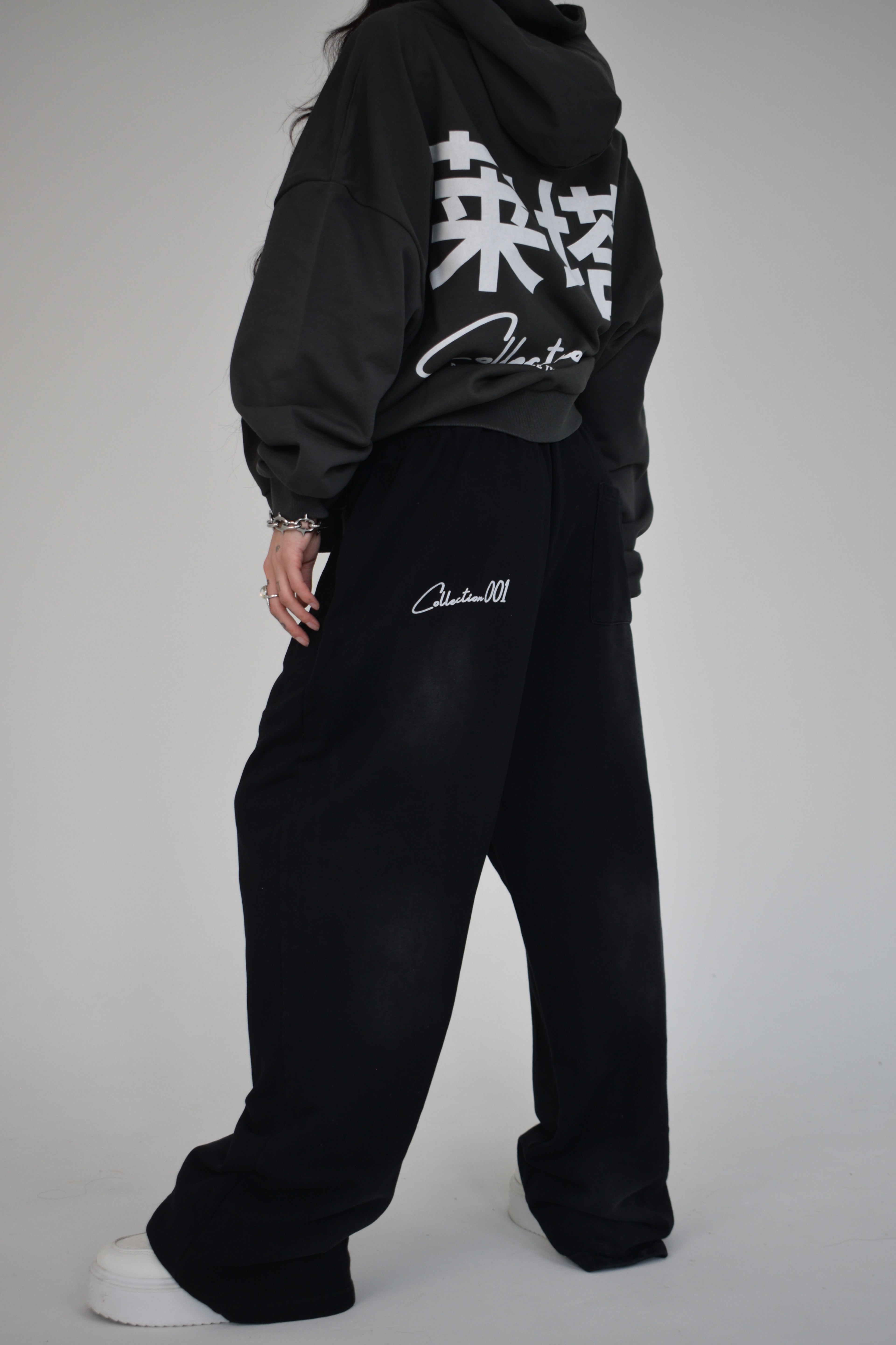EE x LETTA Unisex 350G Handcrafted Monkey Wash Sweatpants - Essntial Elemnts