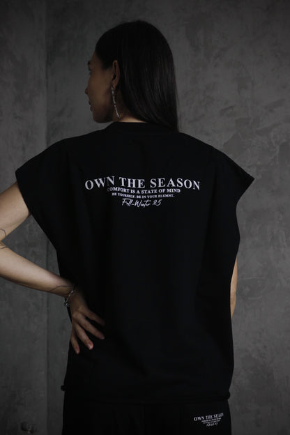 ESSNTIAL ELEMNTS OTS. Unisex 340G French Terry Boxy Tank Top