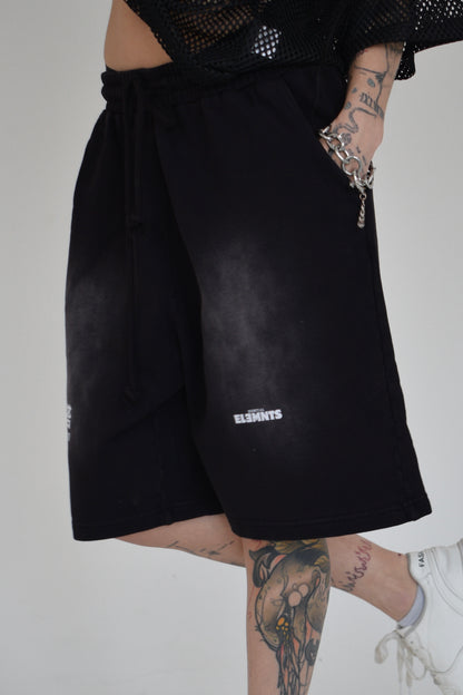 EE x LETTA Unisex 360G Monkey Washed Shorts - Essntial Elemnts