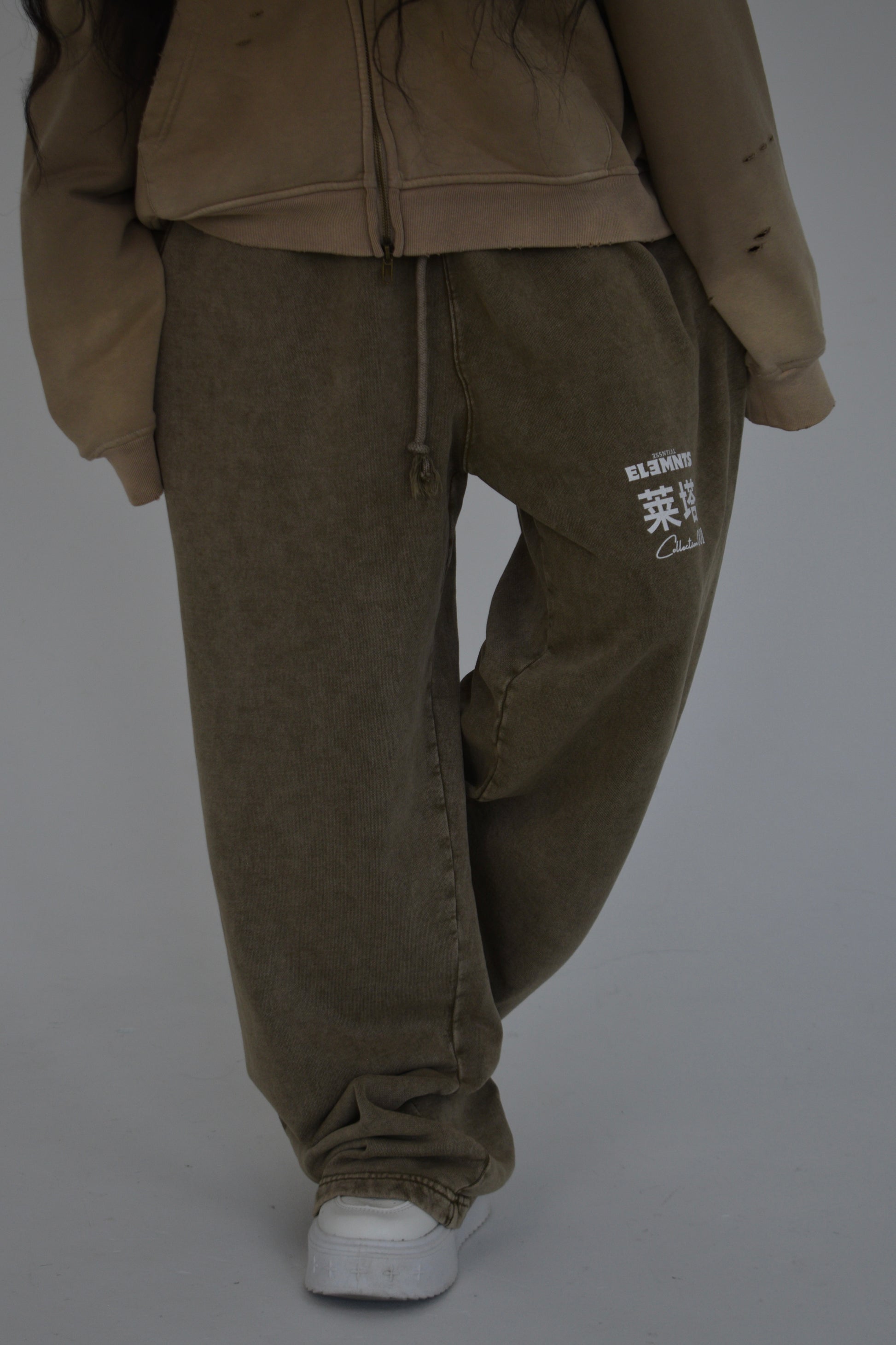 EE x LETTA Unisex 360G Acid Wash Straight Leg Pants - Essntial Elemnts