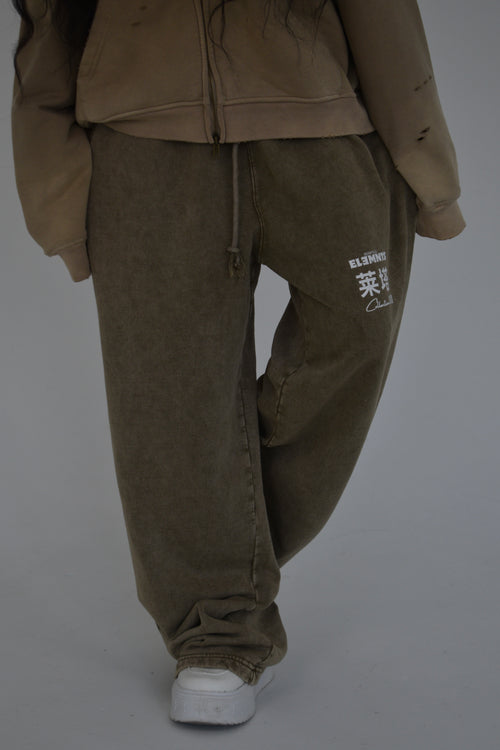 EE x LETTA Unisex 360G Acid Wash Straight Leg Pants - Essntial Elemnts