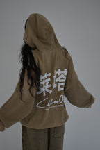 EE x LETTA Unisex 420G Hand-Frayed Faded Hoodie - Essntial Elemnts