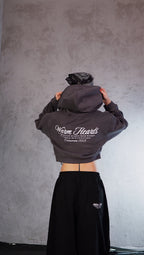 EESNTIAL ELEMNTS WH Women's 350G Cropped Hoodie - Essntial Elemnts