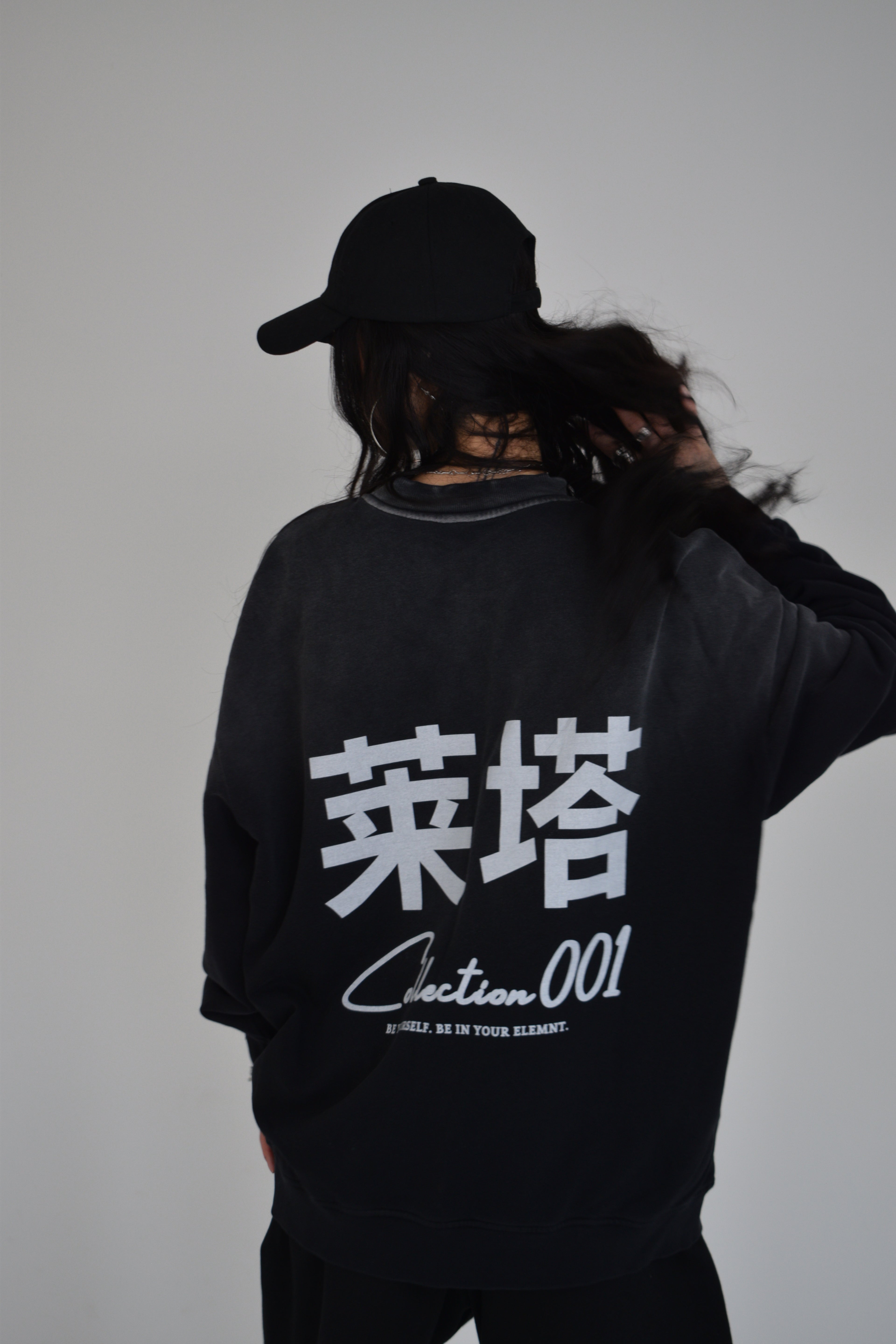 EE x LETTA Unisex 350G Handcrafted Washed DS Sweatshirt - Essntial Elemnts