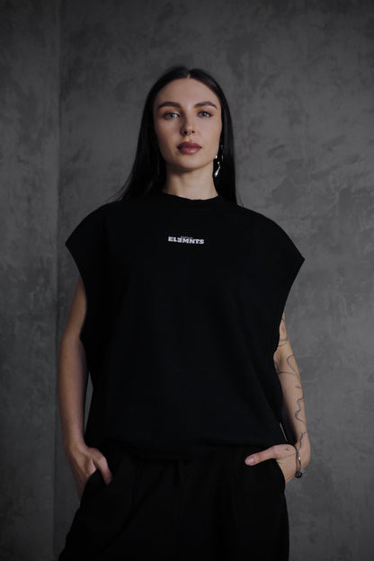 ESSNTIAL ELEMNTS OTS. Unisex 340G French Terry Boxy Tank Top