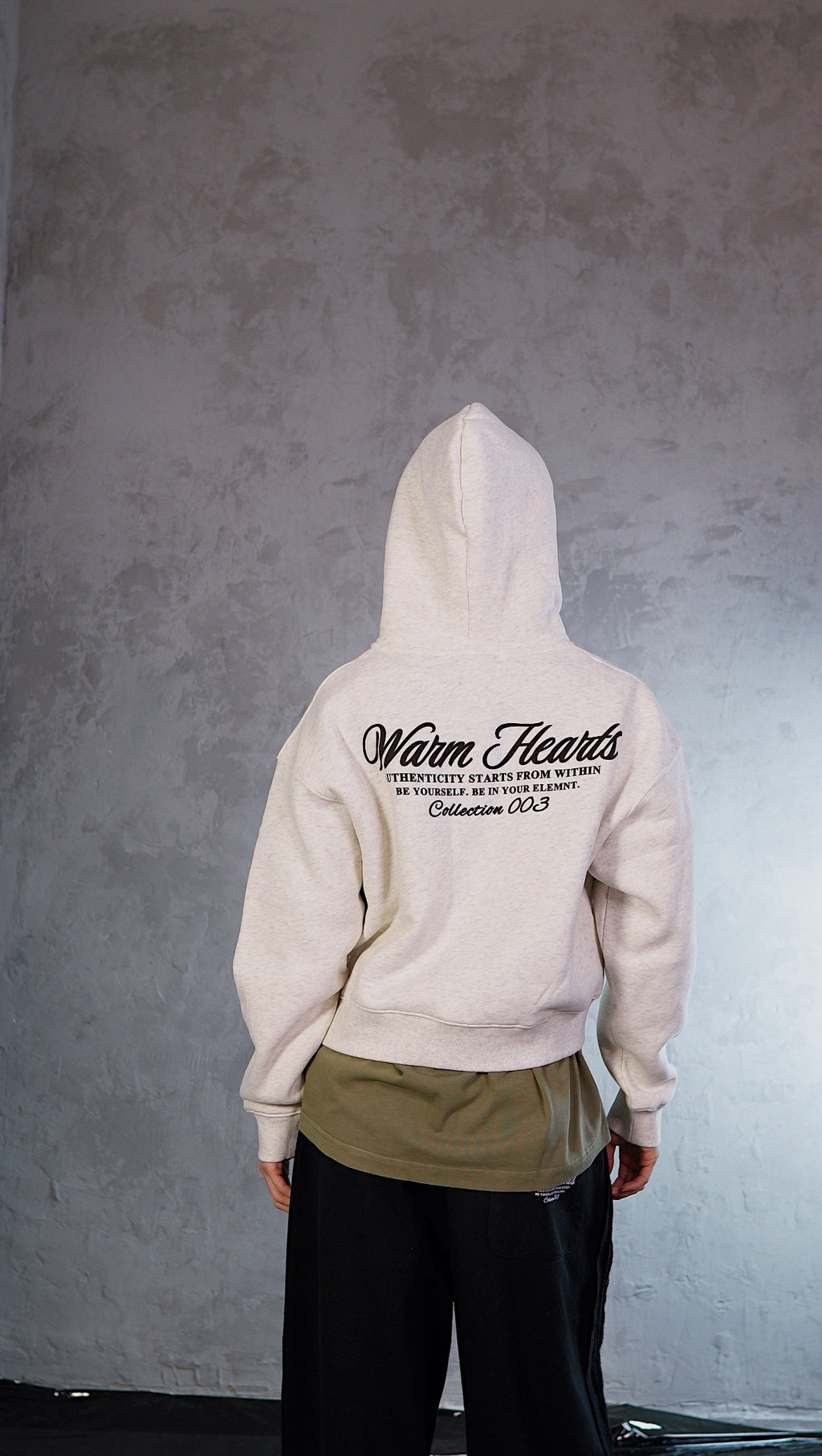 ESSNTIAL ELEMNTS WH Womne's 350G Fleeced Zip-Up Cropped Hoodie - Essntial Elemnts