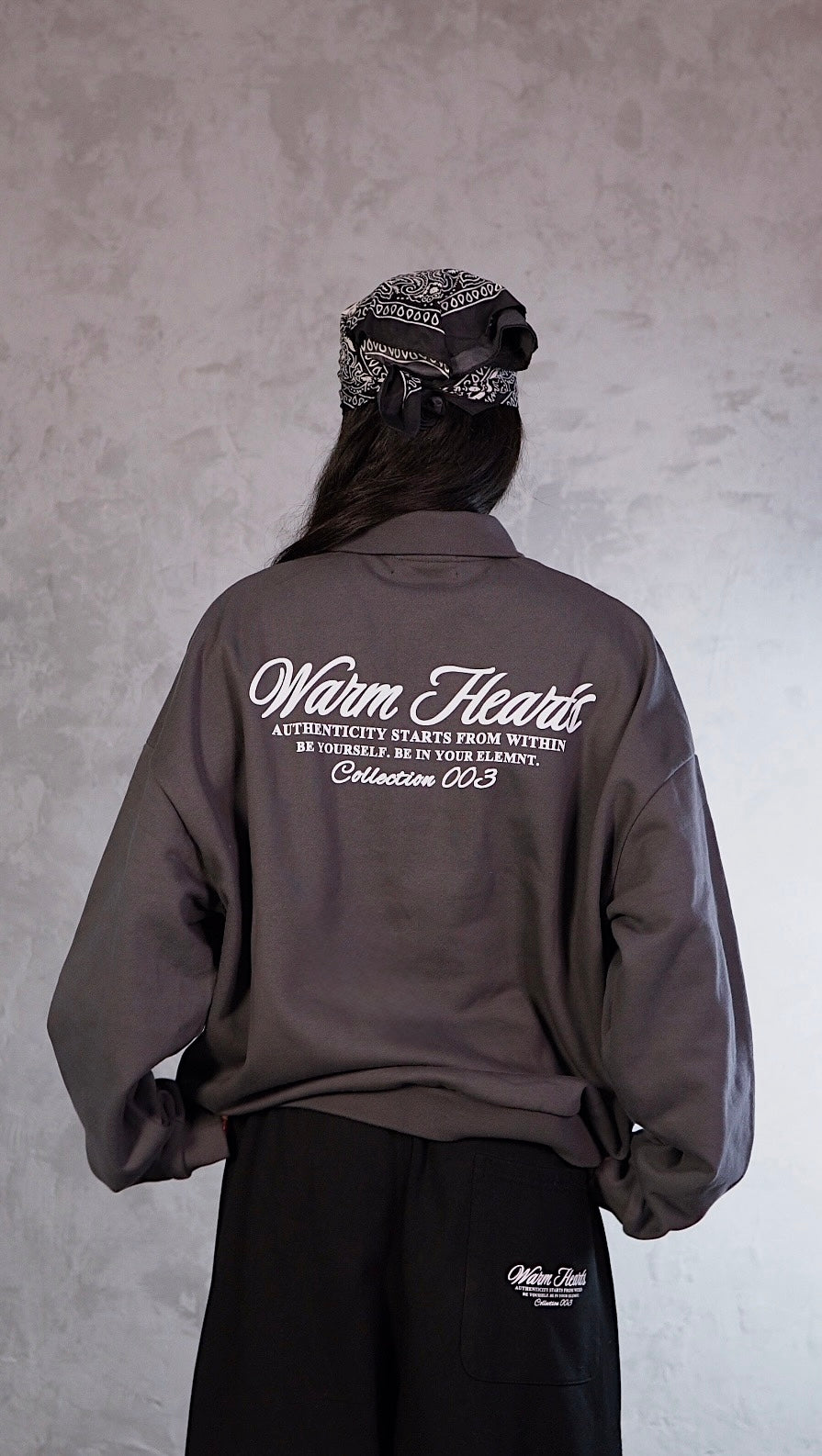 ESSNTIAL ELEMNTS WH 445G Heavyweight Fleece Polo Sweatshirt - Essntial Elemnts
