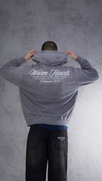 ESSNTIAL ELEMNTS WH Unisex 400G Heavyweight Faded Oversize Hoodie - Essntial Elemnts