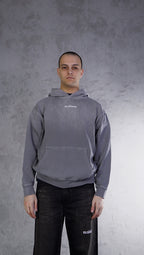 ESSNTIAL ELEMNTS WH Unisex 400G Heavyweight Faded Oversize Hoodie - Essntial Elemnts