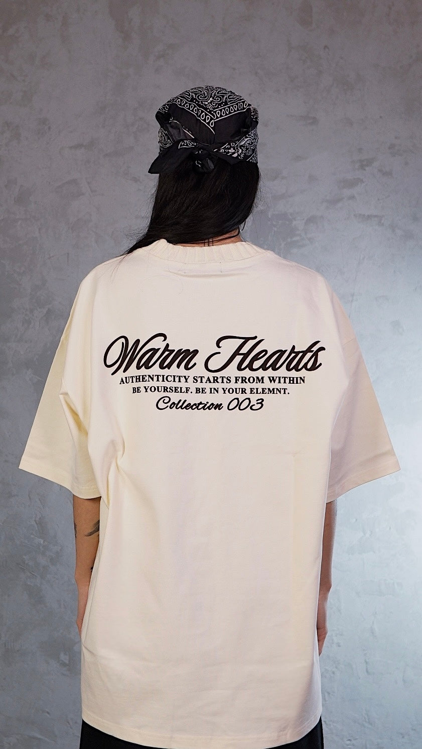 ESSNTIAL ELEMNTS WH 305G Heavyweight Knitted Round Neck Tee - Essntial Elemnts