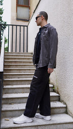 ESSNTIAL ELEMNTS WH Unisex 367G Denim Vintage Washed Heavyweight Jacket - Essntial Elemnts