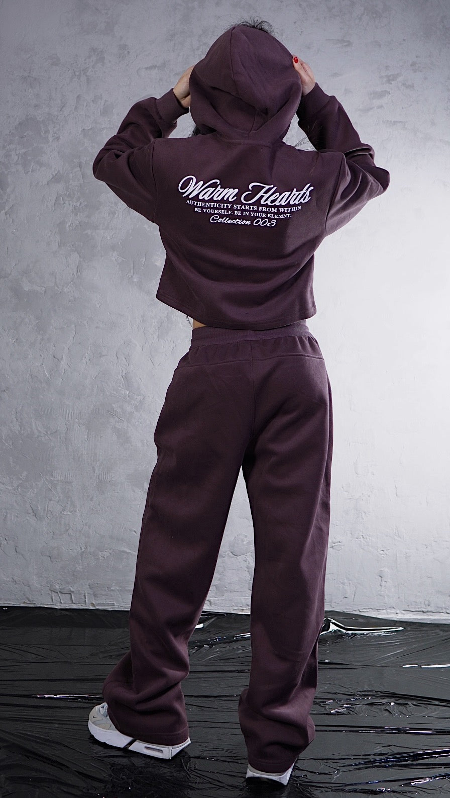 ESSNTIAL ELEMNTS WH Women's 350G Soft Straight-Leg Sweatpants - Essntial Elemnts