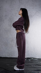 ESSNTIAL ELEMNTS WH Women's 350G Soft Straight-Leg Sweatpants - Essntial Elemnts